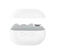 Coupe-ongles électrique pour bébé 4 en 1, tondeuse, polisseuse et meuleuse, couteau à ongles automatique à 3 vitesses avec lampe à cristaux liquides de rangement, convient aux enfants (m9white)