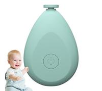 Coupe-ongles électrique pour bébé - Coupe-ongles pour bébé avec 4 têtes de meulage - Ciseaux à ongles pour bébé et ongles, coupe-ongles pour bébé et nouveau-né, forme de goutte aodom