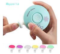 Coupe-ongles électrique pour bébé, outil de polissage des ongles pour enfant, ciseaux de manucure pour nourrissons, Kit d'hygiène pour bébé, coupe-ongles pour nouveau-né Green 6 grind heads