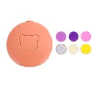 Coupe Ongles Électrique pour Bébé, Silencieux, Facile à Utiliser, ABS | Usage à Domicile Déplacement, Têtes de Rechange Incluses, Design Doux et Arrondi