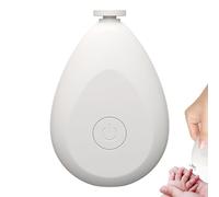 Coupe-ongles électrique pour bébés,Lime à ongles pour bébé avec 4 têtes de meulage - Ciseaux à ongles pour bébé et ongles, coupe-ongles pour bébé et nouveau-né, forme de goutte aodom