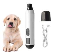 Coupe-ongles électrique pour chien - Coupe-ongles pour chiot | 5 vitesses silencieux électrique rechargeable par USB Grinder Soin des ongles des pattes Outil de toilettage pour chien, chiot, chat