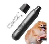 Coupe-ongles électrique pour chien - Coupe-ongles pour chiot | Électrique silencieux 5 vitesses rechargeable USB Grinder Outil de toilettage pour ongles des pieds de chien chaton chiot animal
