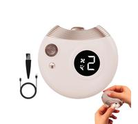 Coupe-ongles électrique pour personnes âgées et ongles épais, tondeuse automatique avec lumière LED et design rechargeable sans fil, outil de toilettage confortable pour une faible vision, art hritis