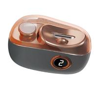 Coupe-ongles électrique pour personnes âgées | Outil de toilettage des ongles rechargeable par USB - Coupe-ongles silencieux à 3 vitesses avec lumière LED et stockage des déchets pour personnes âgées