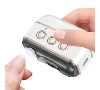 Coupe-Ongles Électrique pour Personnes Âgées - Polisseur 3 Vitesses - Coupe-Ongles Rechargeable 2 en 1 Avec Lumière LED | pour les, les Adultes et les Seniors, Soins à Domicile, Taille et Polissage d