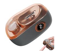 Coupe-ongles électrique rechargeable par USB, silencieux à 3 vitesses LED, stockage des restes intégré pour soins de bébé, personnes âgées