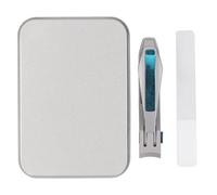 Coupe-ongles en acier inoxydable, coupe-ongles à large ouverture de la mâchoire, coupe-ongles épais avec lime à ongles pour personnes âgées, adultes, durable, facile à prendre en