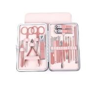 Coupe-ongles en acier inoxydable - Ensemble complet d'outils de manucure - Coupe-ongles - Coffret coupe-ongles pour usage spécial (D 15,6 x 9,8 x 1,5 cm)