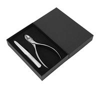 Coupe-ongles en acier inoxydable, outil professionnel de manucure et pédicure pour ongles durs et épais avec lime à ongles, argent 5,12 x 2,76 pouces