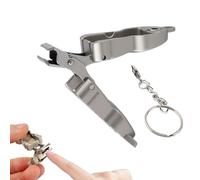 Coupe-ongles en métal - Mini outils de pédicure - Coupe-ongles pour doigts et orteils - Pour la maison, le bureau, l'école, le dortoir, l'extérieur, les voyages, le camping, le lieu de travail
