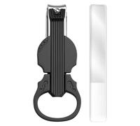 Coupe-Ongles Épais,Coupe-Ongles pour Seniors avec Loupe - Ouvre-Bouteille et Pied en Forme de Violon pour Manucure Soin Quotidien Maison Voyage