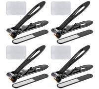 Coupe-ongles épais de 15 mm de large pour ongles d'orteils épais en acier inoxydable robuste avec lames incurvées pour hommes, personnes âgées