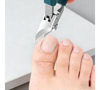 Coupe-ongles épais pour ongles incarnés - Coupe-ongles de précision avec poignée de sécurité souple - Lame coudée à 25 degrés - Outil de toilettage des pieds