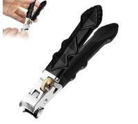 Coupe-Ongles Ergonomique,Mâchoire Extra-Large Pour Ongles épais,Coupe-Ongles En Acier Premium,Idéal Pour Les Ongles D'orteils épais,Pour Homme,Femme,Long Manche for Personnes âgées (Bouche Plate)