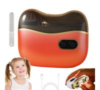 Coupe-Ongles Et Polisseur Électriqu 2-En-1, Coupe Ongle Electrique Avec Lumière Led, Lime A Ongle Electrique Bebe, 2 Vitesses, Silencieux En Marche, Rangement Auto Des Éclats, Convient À Tous (A)