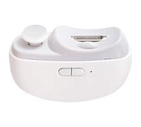 Coupe-ongles et polisseuse à 2 vitesses, tondeuse à ongles automatique rechargeable pour adultes et enfants avec verrouillage de sécurité
