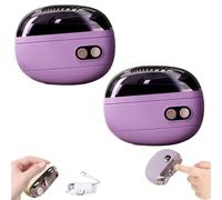 Coupe-ongles et polisseuse électrique intelligente 2 en 1 avec lumièreLED，D | Coupe-ongles et polisseuse électrique intelligente rechargeable avec fonctions de limage de polissage lumière LED et sécurité