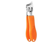Coupe-Ongles Incliné Anti-éclaboussures à Large Mâchoire, Lame Incurvée, Coupe-Ongles En Acier Inoxydable, Coupe-Ongles Sans éclaboussures Pour Ongles épais 1 Pièce (Orange)