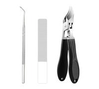 Coupe-Ongles Incliné,Coupe-Ongles en Acier Inoxydable - Dispositif Portable Anti-Éclaboussure pour Couper et Soigner les Ongles de Main pour Hommes Femmes Seniors Maison Voyage Salon