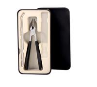 Coupe-Ongles Incliné | Coupe-Ongles Pour Mains En Acier Inoxydable,Dispositif Portable Anti-Éclaboussure pour Couper et Soigner les Ongles de Main pour Hommes Femmes Seniors Maison Voyage Salon