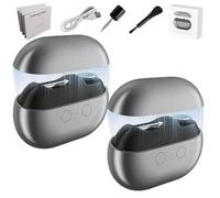 Coupe-Ongles Intelligent Easyclip, Coupe-Ongles Imwing/Yosody/Fanyil for Personnes âgées, Coupe-Ongles électrique Easy Clip Avec Lumière LED, Rangement Et Polissage Des Ongles(2*Black)