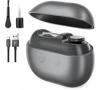 Coupe-ongles intelligent Glosrity Easyclip, coupe et vernis à ongles en un seul appareil, Vueeze Easyclip, coupe-ongles électrique 2 en 1, avec lumière LED et rangement pour pince (Black)