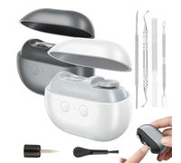 Coupe-ongles Intelligent Vueeze Easyclip, Coupe-ongles Électrique Automatique sans Fil, Polisseuse 2 en 1 avec Éclairage Led de Sécurité et Rangement pour Pinces à Ongles(2pcs)
