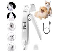 Coupe-ongles LED 2 En 1 For Chien Avec Lumière, Illumine Les Ongles Ou La Lignée For Une Coupe Sûre Et Facile, Extra Tranchant For Les Ongles Épais, Évite De Trop Couper Les Ongles Des Orteils