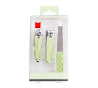 Coupe-Ongles Longue Durée Netteté Ensemble de Manucure Confortable Rangement Facile Manucure Rapide Coupe-Ongles en Acier Inoxydable Durable, LS, 18968 Lot de 3, A