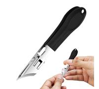Coupe-ongles oblique pour ongles d'orteils avec lame de précision, coupe-ongles contre les incarnés, en acier inoxydable, grand bord de coupe
