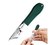 Coupe-ongles oblique pour ongles d'orteils avec lame de précision, coupe-ongles contre les incarnés, en acier inoxydable, grand bord de coupe