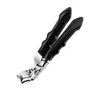 Coupe Ongles Pieds Dur Et Epais, Coupe-Ongles à Tête Inclinée, Poignée Ergonomique Antidérapante, Permet de Mieux Prendre Soin de ses Ongle sans Effort, Noir, Acier Inoxydable et ABS, 1 Unité