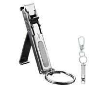 Coupe-ongles pliants - Coupe-ongles en acier inoxydable pour homme | Coupe-ongles portables ultra fins, coupe-ongles épais avec verrouillage de sécurité, coupe-ongles à mâchoires larges avec, Ta