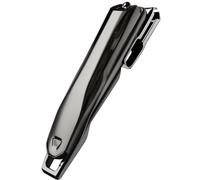 Coupe-ongles portable avec tête rotative, Gray D | Coupe-métal incurvé pour le soin des ongles des mains, étui de rangement de