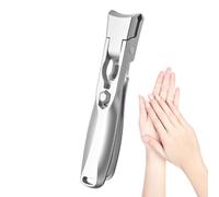 Coupe-ongles portable pour ongles épais - Outil en acier inoxydable avec large pour les pieds, utilisation en voyage, à la maison ou au bureau, pour amateurs d'ordre et stylistes
