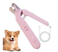 Coupe-ongles pour chiens | Coupe-ongles pour chats rechargeable avec lumière LED, ponceuses résistantes à usage intensif pour soins des ongles pattes animaux | pour orteil et coupage des doigts