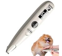 Coupe-ongles pour chiens de toilettage - Rasoir de coupe électrique silencieux sans fil avec lumière LED - Tondeuses pour toilettage de chien | pour pattes oreilles de chiots animaux Do