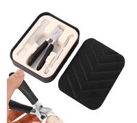 Coupe-ongles pour femmes | Outil de coupe d'ongles anti-éclaboussures avec fichier et cuillère, grande ouverture de la mâchoire - Outil de manucure biseauté pour personnes âgées