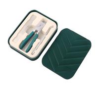 Coupe-Ongles pour Femmes - Outil de Soin des Ongles Biseauté avec Lime et Cuillère | à Large Embout Anti-Éclaboussures pour Salon, Maison et Voyage