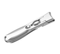 Coupe-ongles pour homme - Ciseaux à ongles en acier inoxydable - Avec protection anti-éclaboussures - Ciseaux à ongles portables pour hommes et femmes - Voyageurs actifs - Seniors