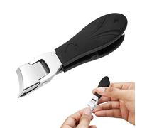 Coupe-ongles pour pieds à tête incurvée - Coupe-ongles résistant pour usage intensif, outil pour mains et pieds pour adultes, hommes, femmes et personnes âgées - soins à domicile, voyage et