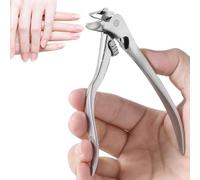 Coupe-ongles pour pieds | Ciseaux à tête incurvée | Coupe-ongles avec ouverture large - Pour hommes, femmes, personnes âgées, utilisation dans la salle de bain, la maison, les voyages et les soins