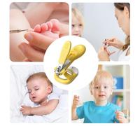 Coupe-Ongles Pour Tout-Petits, Coupe-Ongles Manuel avec Lampe pour Nouveau-nés et, Ciseaux Anti-Dérapants pour Ongles de Pied pour Soins à Domicile, Usage Quotidien, Crèche, Garderie et