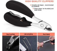 Coupe-Ongles Précis Ongles Incarnés Ou Épais W/Boîte Métal