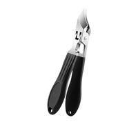 Coupe-ongles professionnel coudé avec design à mâchoire large et technologie anti-éclaboussures pour une coupe précise des ongles des orteils, coupe-ongles incurvé anti-éclaboussures
