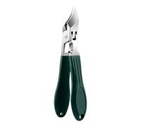 Coupe-ongles professionnel coudé avec design à mâchoire large et technologie anti-éclaboussures pour une coupe précise des ongles des orteils, coupe-ongles incurvé anti-éclaboussures