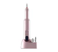 Coupe-ongles, professionnel, électrique, pour ongles acryliques, gel et naturels, 18 000 tr/min, avec vitesse et direction réglables, pour cuticules, gel acrylique, rose