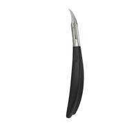 Coupe-ongles professionnel en acier inoxydable, pince à cuticules, outil de pédicure, noir