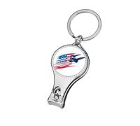 Coupe-ongles professionnel Flying Jets in the Sky avec rayures rouges - Coupe-ongles professionnel pour homme et femme